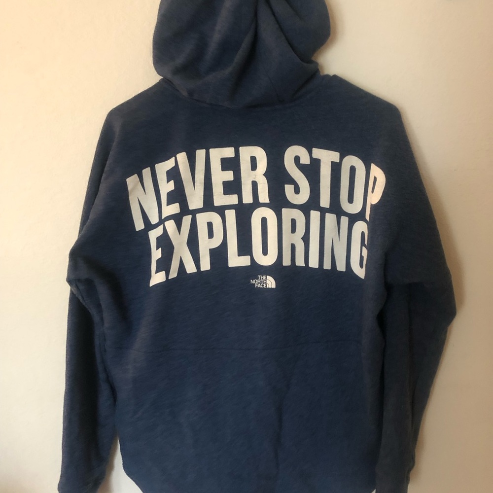 North Face “Never Stop Exploring” jacket